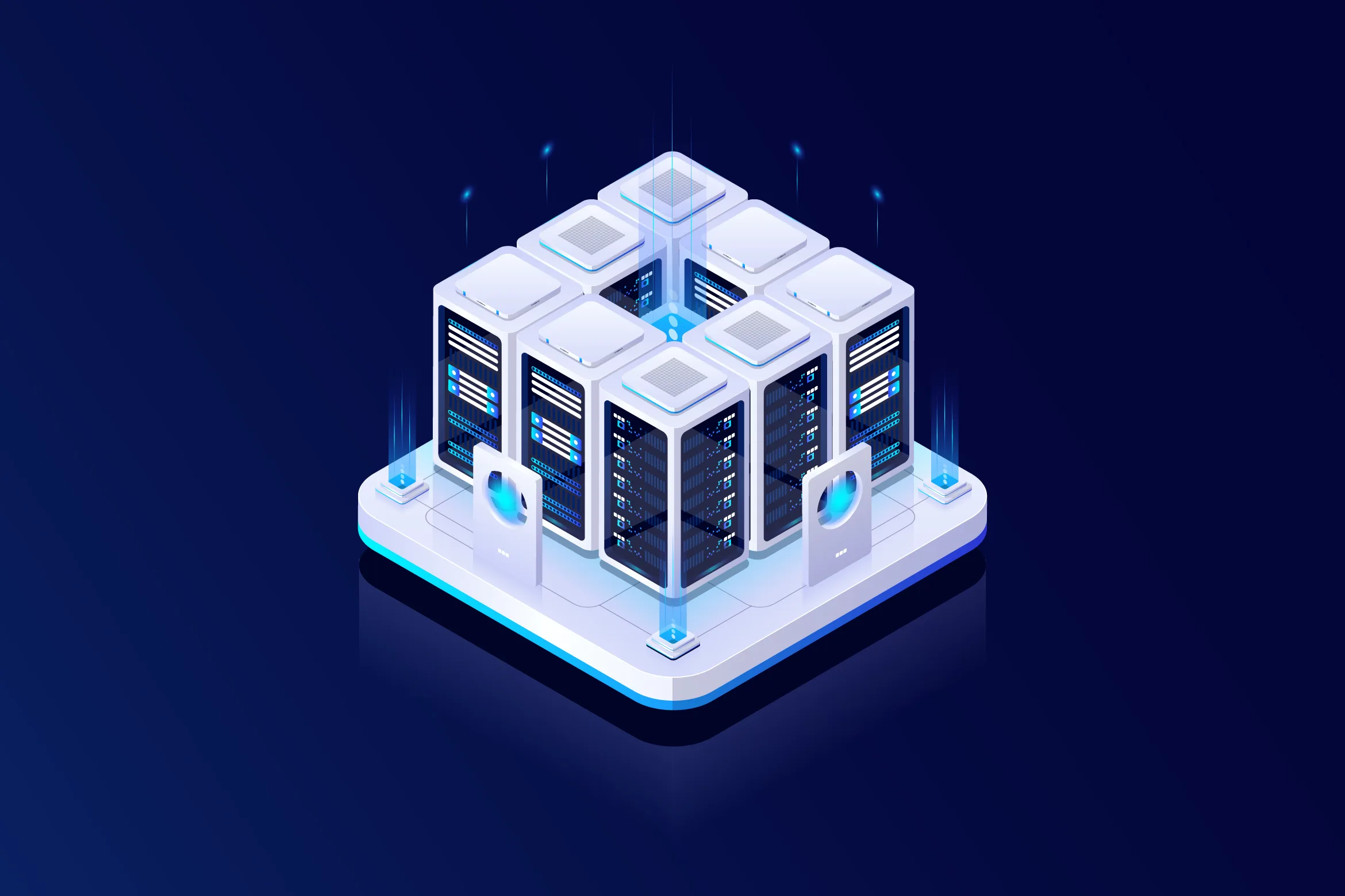 Isometric-Server-Room Isometric-Server-Room